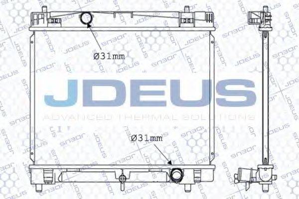 JDEUS 028M03 Радіатор, охолодження двигуна