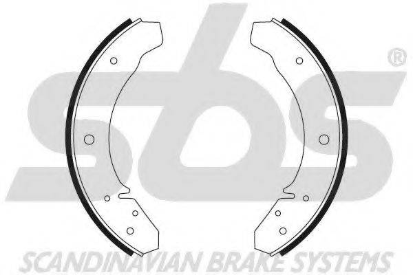 SBS 18492747105 Комплект гальмівних колодок