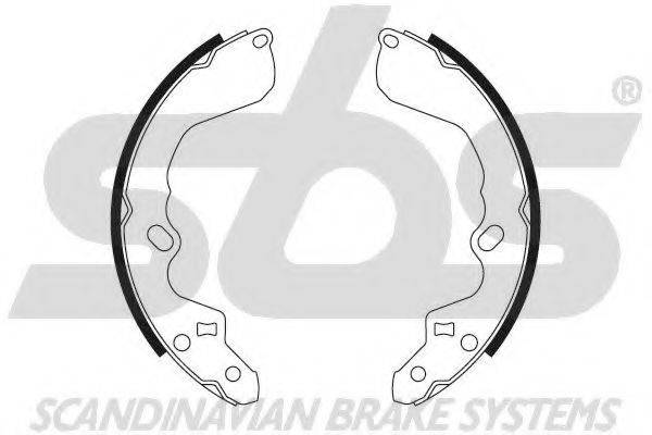 SBS 18492732622 Комплект гальмівних колодок