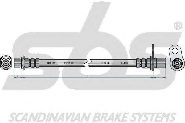SBS 13308545169 Гальмівний шланг