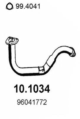 ASSO 101034 Труба вихлопного газу