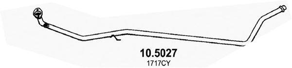 ASSO 105027 Труба вихлопного газу