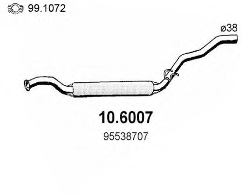 ASSO 106007 Середній глушник вихлопних газів