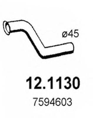 ASSO 121130 Труба вихлопного газу