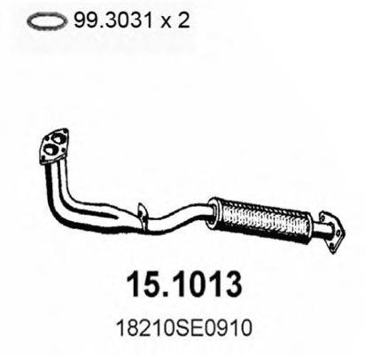 ASSO 151013 Труба вихлопного газу