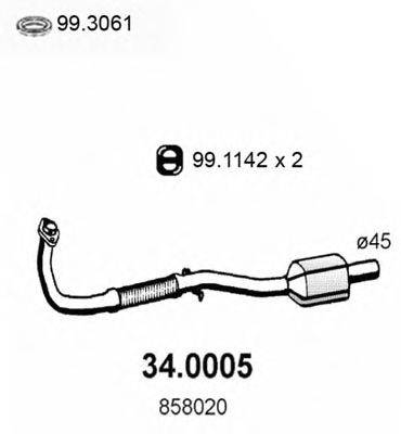 ASSO 340005 Каталізатор