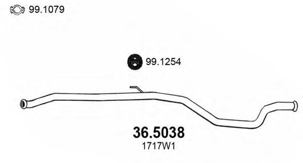 ASSO 365038 Труба вихлопного газу