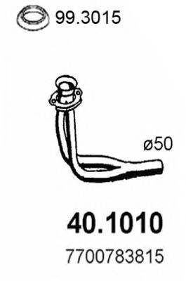 ASSO 401010 Труба вихлопного газу