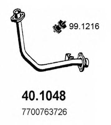 ASSO 401048 Труба вихлопного газу