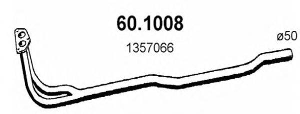 ASSO 601008 Труба вихлопного газу