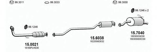 ASSO ART2859 Система випуску ОГ