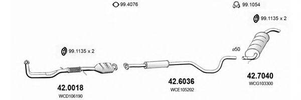 ASSO ART1351 Система випуску ОГ