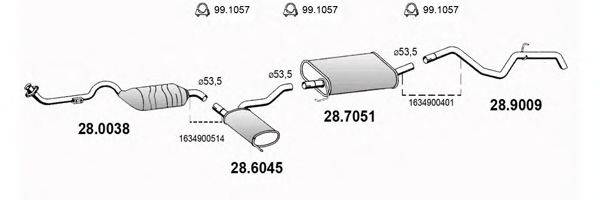 ASSO ART2867 Система випуску ОГ