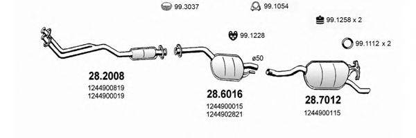 ASSO ART1411 Система випуску ОГ