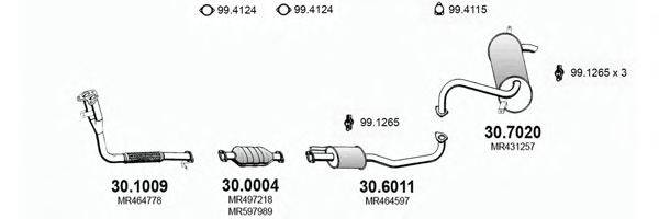 ASSO ART2907 Система випуску ОГ