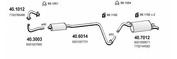 ASSO ART2065 Система випуску ОГ