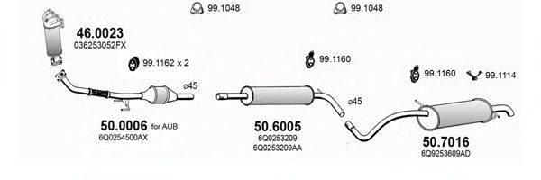 ASSO ART2925 Система випуску ОГ