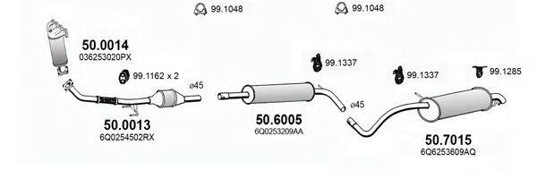 ASSO ART3717 Система випуску ОГ