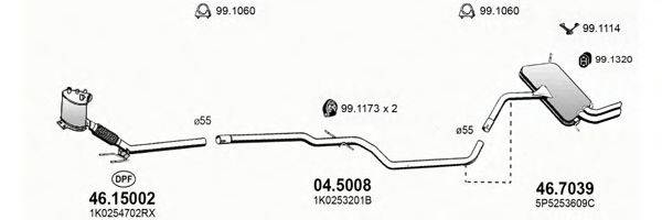 ASSO ART3612 Система випуску ОГ