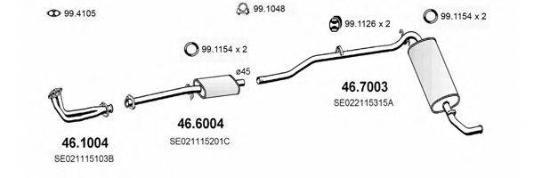 ASSO ART2304 Система випуску ОГ