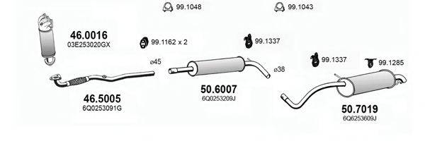 ASSO ART3639 Система випуску ОГ