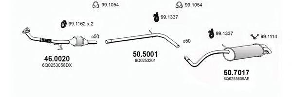 ASSO ART3646 Система випуску ОГ