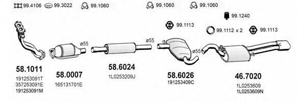 ASSO ART2346 Система випуску ОГ