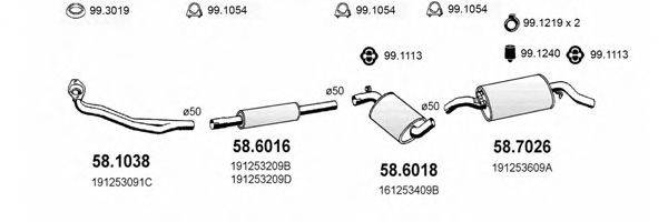 ASSO ART2669 Система випуску ОГ