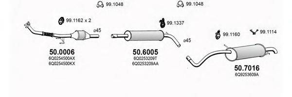 ASSO ART2953 Система випуску ОГ