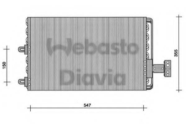 WEBASTO 82D0225023B Конденсатор, кондиціонер