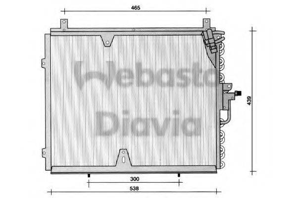 WEBASTO 82D0225037B Конденсатор, кондиціонер