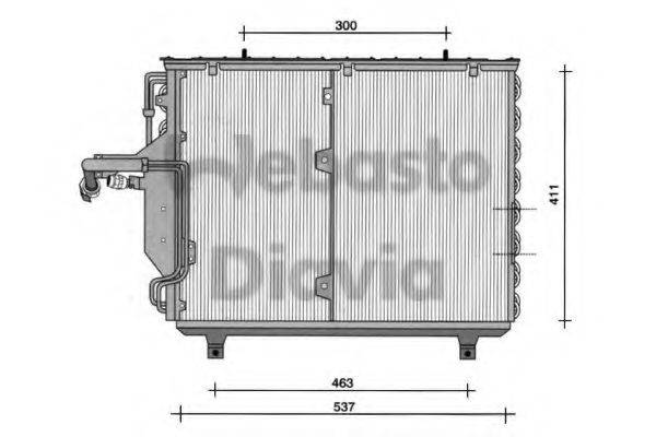 WEBASTO 82D0225041A Конденсатор, кондиціонер