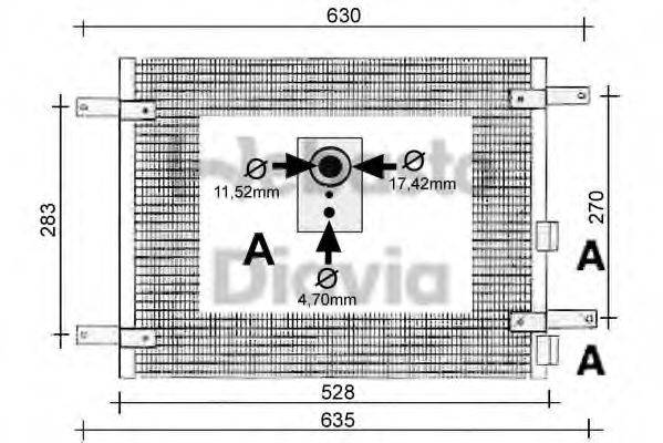 WEBASTO 82D0225232A Конденсатор, кондиціонер