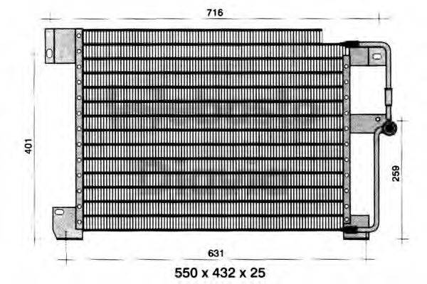 WEBASTO 82D0225243A Конденсатор, кондиціонер