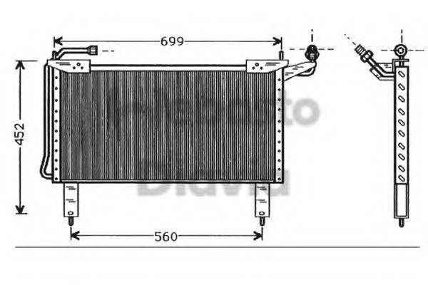 WEBASTO 82D0225298A Конденсатор, кондиціонер