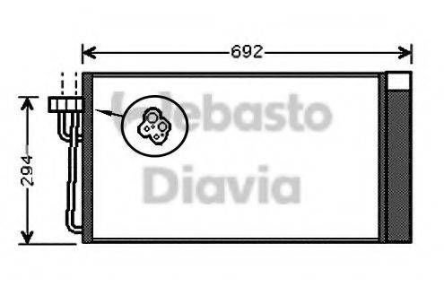 WEBASTO 82D0225513A Конденсатор, кондиціонер