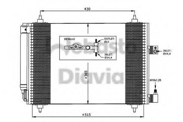 WEBASTO 82D0225592A Конденсатор, кондиціонер