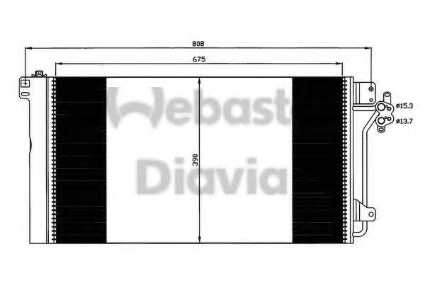 WEBASTO 82D0225629A Конденсатор, кондиціонер