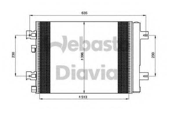 WEBASTO 82D0226285MA Конденсатор, кондиціонер