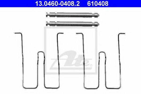 ATE 13046004082 Комплектуючі, колодки дискового гальма