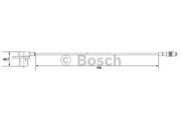 BOSCH 0265006107 Датчик, частота обертання колеса