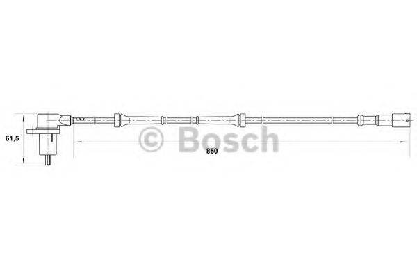 BOSCH 0265006364 Датчик, частота обертання колеса