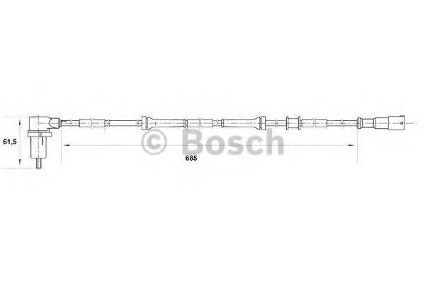 BOSCH 0265006400 Датчик, частота обертання колеса