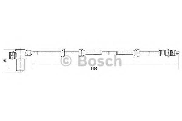 BOSCH 0265006427 Датчик, частота обертання колеса