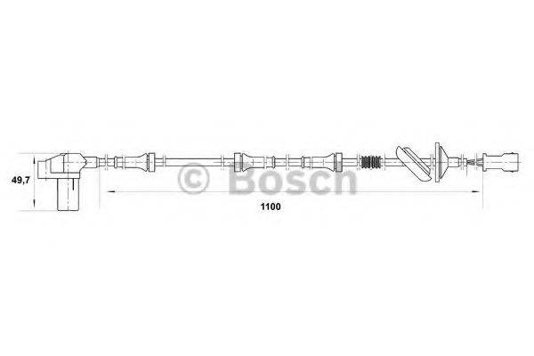 BOSCH 0265006565 Датчик, частота обертання колеса