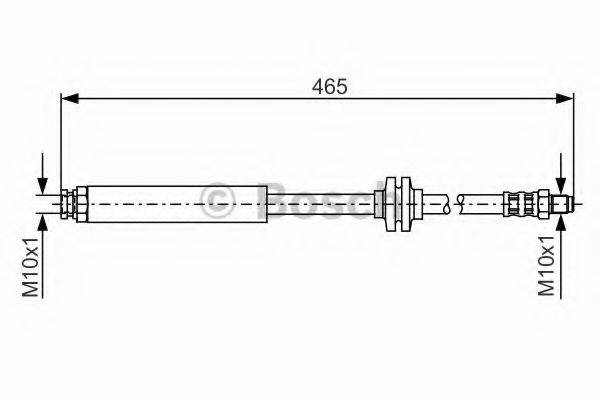 BOSCH 1987476079 Гальмівний шланг