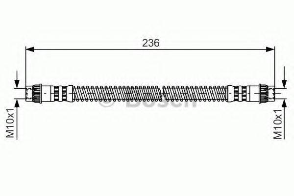 BOSCH 1987476148 Гальмівний шланг