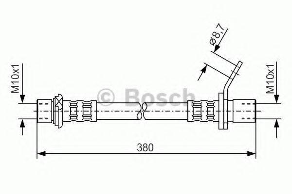 BOSCH 1987476160 Гальмівний шланг