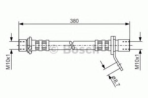 BOSCH 1987476161 Гальмівний шланг