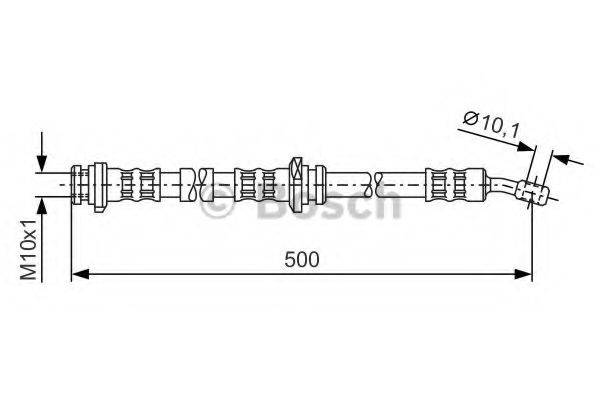 BOSCH 1987476279 Гальмівний шланг